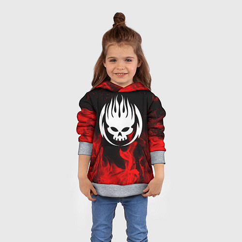 Детская толстовка THE OFFSPRING / 3D-Меланж – фото 4