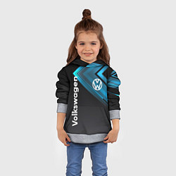 Толстовка-худи детская Volkswagen, цвет: 3D-меланж — фото 2