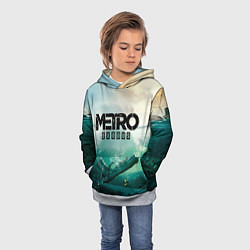 Толстовка-худи детская METRO EXODUS, цвет: 3D-меланж — фото 2