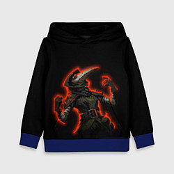 Толстовка-худи детская I'm Doctor Plague, цвет: 3D-синий