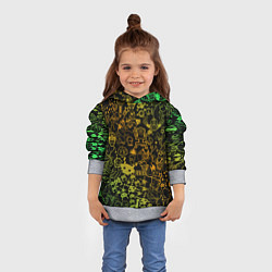 Толстовка-худи детская Игры, цвет: 3D-меланж — фото 2