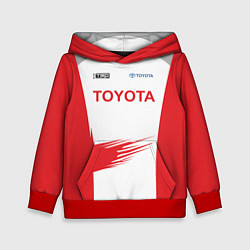 Толстовка-худи детская Toyota Driver, цвет: 3D-красный