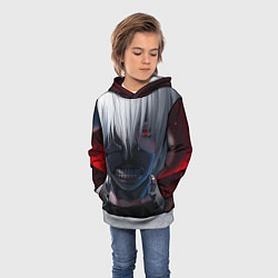 Толстовка-худи детская TOKYO GHOUL, цвет: 3D-меланж — фото 2