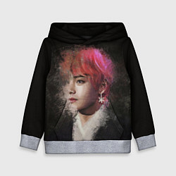 Толстовка-худи детская BTS, цвет: 3D-меланж