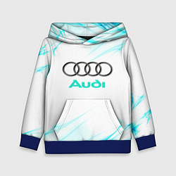 Толстовка-худи детская Audi, цвет: 3D-синий