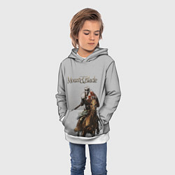 Толстовка-худи детская Mount and Blade, цвет: 3D-белый — фото 2