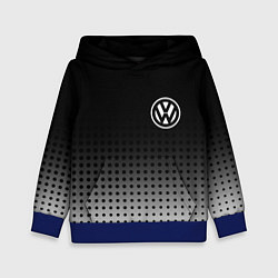 Толстовка-худи детская Volkswagen, цвет: 3D-синий