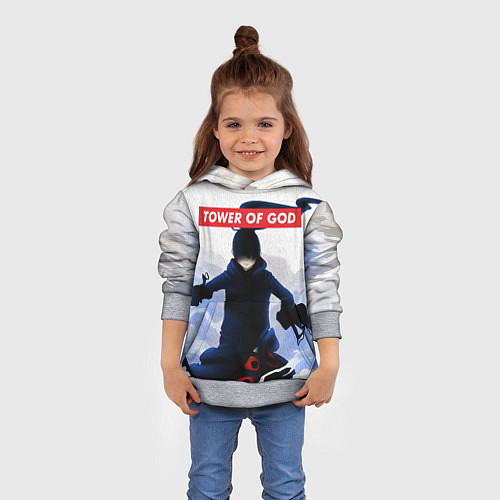Детская толстовка БАШНЯ БОГА / 3D-Меланж – фото 4