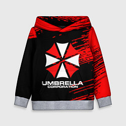 Толстовка-худи детская Umbrella Corporation, цвет: 3D-меланж