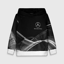 Толстовка-худи детская MERCEDES, цвет: 3D-белый