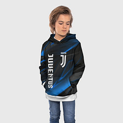 Толстовка-худи детская JUVENTUS, цвет: 3D-белый — фото 2