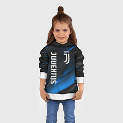 Толстовка-худи детская JUVENTUS, цвет: 3D-белый — фото 2