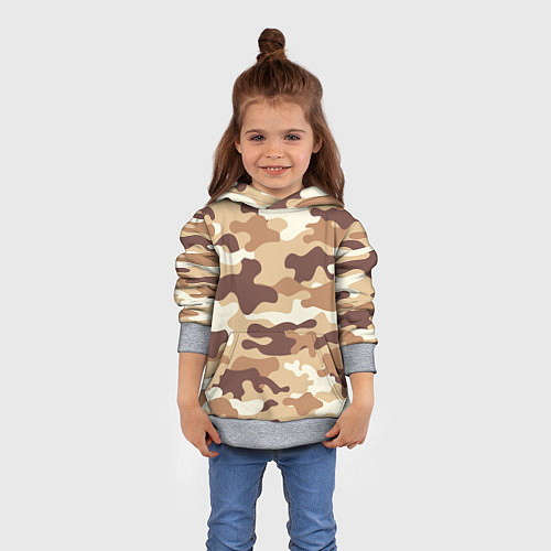 Детская толстовка МИЛИТАРИ / 3D-Меланж – фото 4