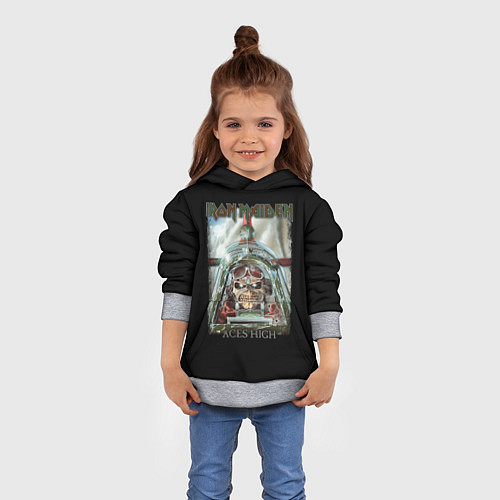 Детская толстовка Iron Maiden / 3D-Меланж – фото 4