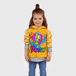 Толстовка-худи детская 6IX9INE, цвет: 3D-меланж — фото 2