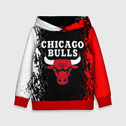 Толстовка-худи детская CHICAGO BULLS, цвет: 3D-красный