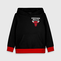 Толстовка-худи детская CHICAGO BULLS, цвет: 3D-красный