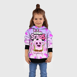 Толстовка-худи детская Sakura Spike Brawl Stars, цвет: 3D-черный — фото 2