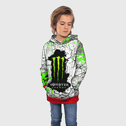 Толстовка-худи детская MONSTER ENERGY Z, цвет: 3D-красный — фото 2