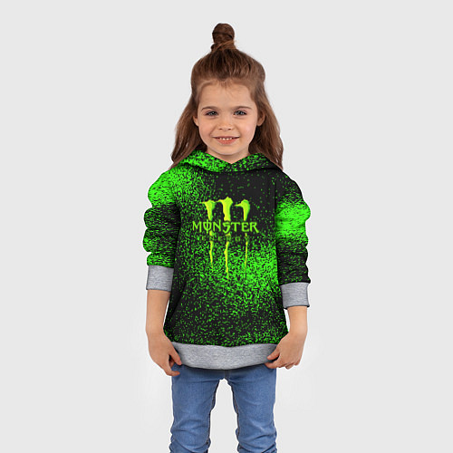 Детская толстовка MONSTER ENERGY / 3D-Меланж – фото 4