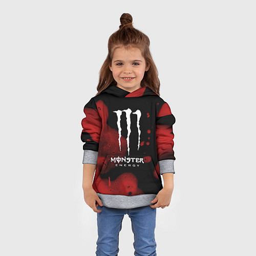 Детская толстовка MONSTER ENERGY / 3D-Меланж – фото 4