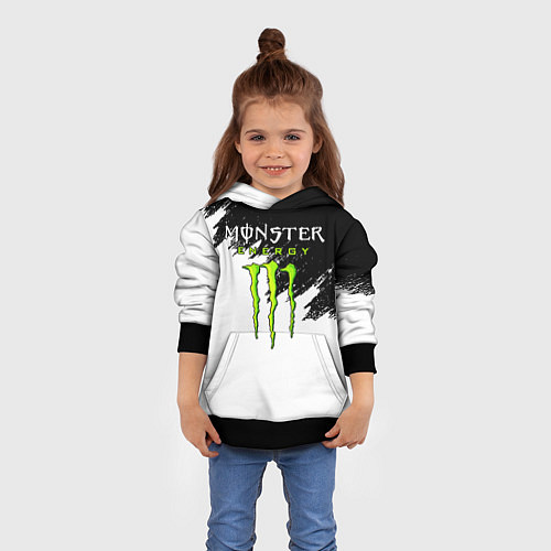 Детская толстовка MONSTER ENERGY / 3D-Черный – фото 4