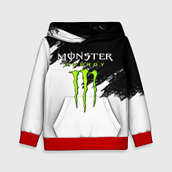 Толстовка-худи детская MONSTER ENERGY, цвет: 3D-красный