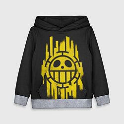 Толстовка-худи детская Skull One Piece, цвет: 3D-меланж