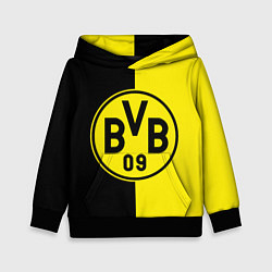 Толстовка-худи детская BORUSSIA, цвет: 3D-черный