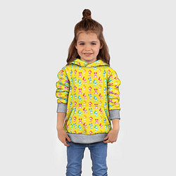 Толстовка-худи детская Микки Маус, цвет: 3D-меланж — фото 2