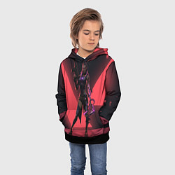 Толстовка-худи детская Lover of Reyna, цвет: 3D-черный — фото 2