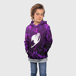 Толстовка-худи детская Fairy Tail, цвет: 3D-меланж — фото 2
