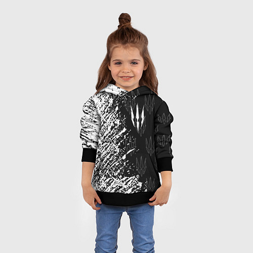 Детская толстовка The Witcher / 3D-Черный – фото 4
