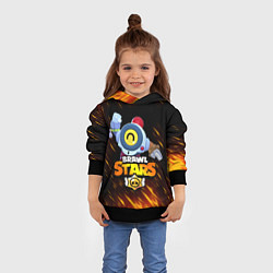 Толстовка-худи детская BRAWL STARS NANI, цвет: 3D-черный — фото 2