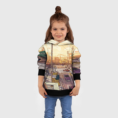 Детская толстовка GTA San Andreas / 3D-Черный – фото 4