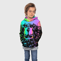 Толстовка-худи детская MARSHMELLO, цвет: 3D-меланж — фото 2