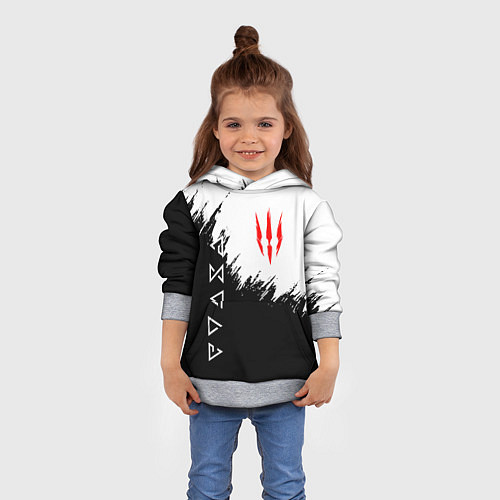 Детская толстовка The Witcher / 3D-Меланж – фото 4