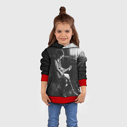 Толстовка-худи детская THE LAST OF US PART 2 ЭЛЛИ, цвет: 3D-красный — фото 2