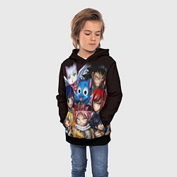 Толстовка-худи детская FAIRY TAIL ХВОСТ ФЕИ, цвет: 3D-черный — фото 2