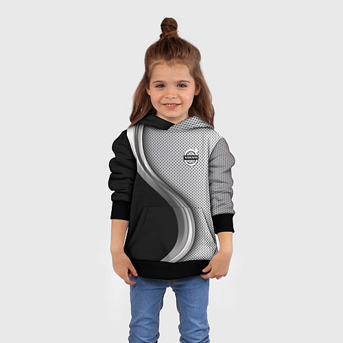 Детская толстовка VOLVO / 3D-Черный – фото 4