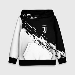 Толстовка-худи детская JUVENTUS, цвет: 3D-черный