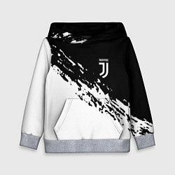 Толстовка-худи детская JUVENTUS, цвет: 3D-меланж