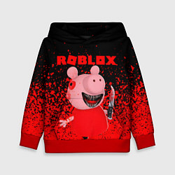 Толстовка-худи детская Roblox Piggy, цвет: 3D-красный