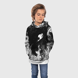 Толстовка-худи детская FAIRY TAIL ХВОСТ ФЕИ, цвет: 3D-белый — фото 2