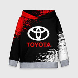 Толстовка-худи детская TOYOTA, цвет: 3D-меланж
