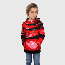 Толстовка-худи детская MERCEDES, цвет: 3D-черный — фото 2