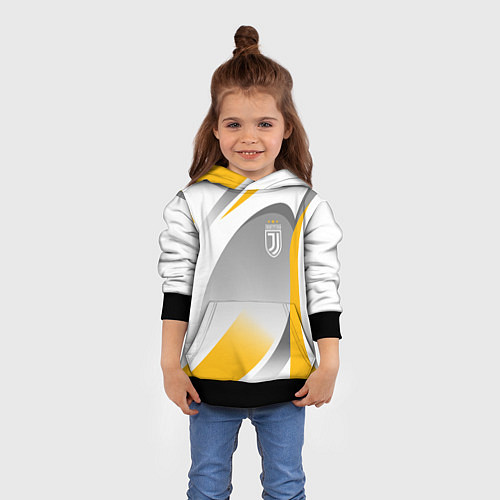 Детская толстовка Juventus Uniform / 3D-Черный – фото 4