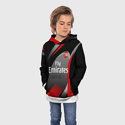 Толстовка-худи детская ARSENAL UNIFORM, цвет: 3D-белый — фото 2