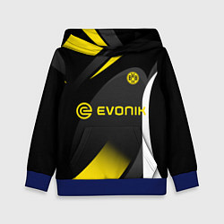 Толстовка-худи детская BORUSSIA DORTMUND, цвет: 3D-синий