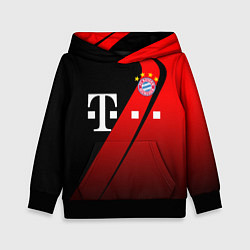 Толстовка-худи детская FC Bayern Munchen Форма, цвет: 3D-черный